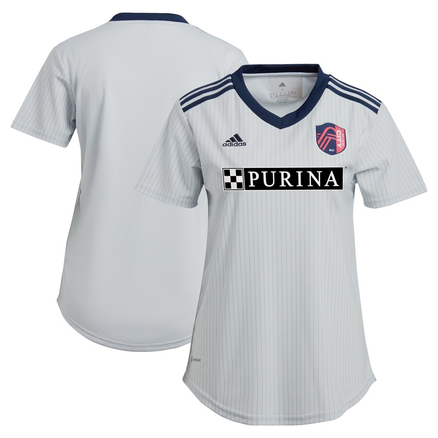 Women's St. Louis City SC adidas Gray 2023 The Spirit Kit Replica Jersey - Puhuasuan