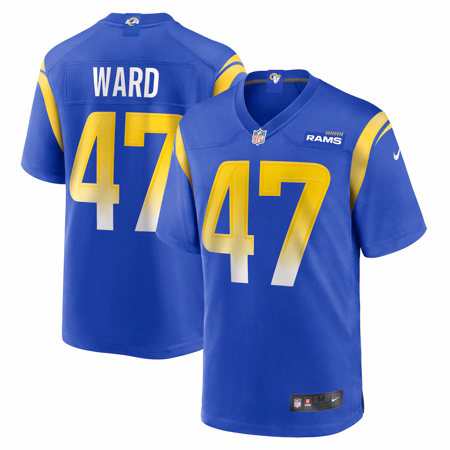 Men's Los Angeles Rams Alex Ward Nike Royal Home Game Jersey - Puhuasuan