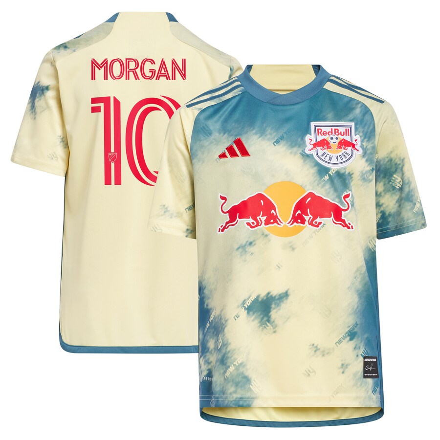 Youth New York Red Bulls Lewis Morgan adidas Yellow 2023 Daniel Patrick Kit Replica Jersey - Puhuasuan