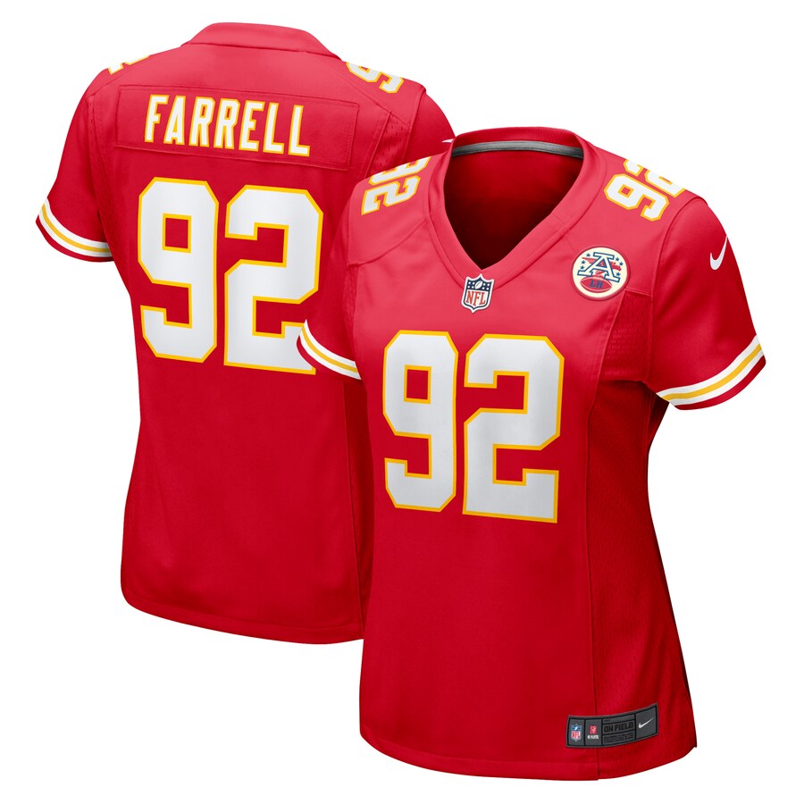 Women's Kansas City Chiefs Neil Farrell Jr. Nike  Red Team Game Jersey - Puhuasuan