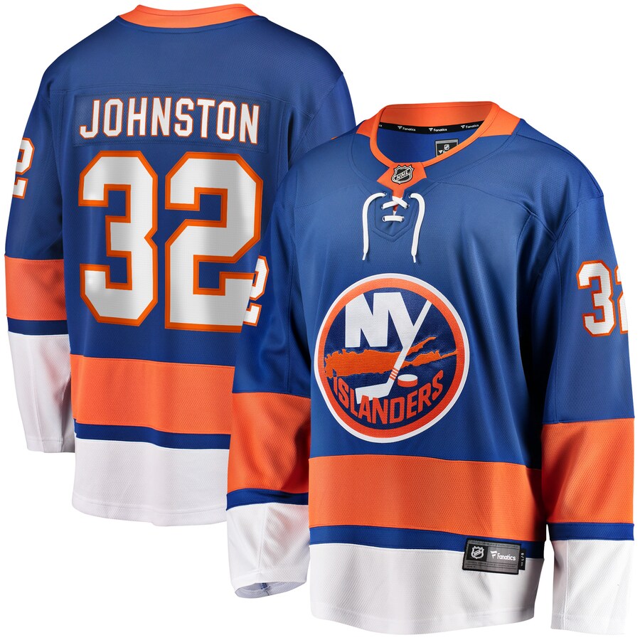 Men's New York Islanders Ross Johnston Fanatics Branded Royal Home Breakaway Player Jersey - Puhuasuan