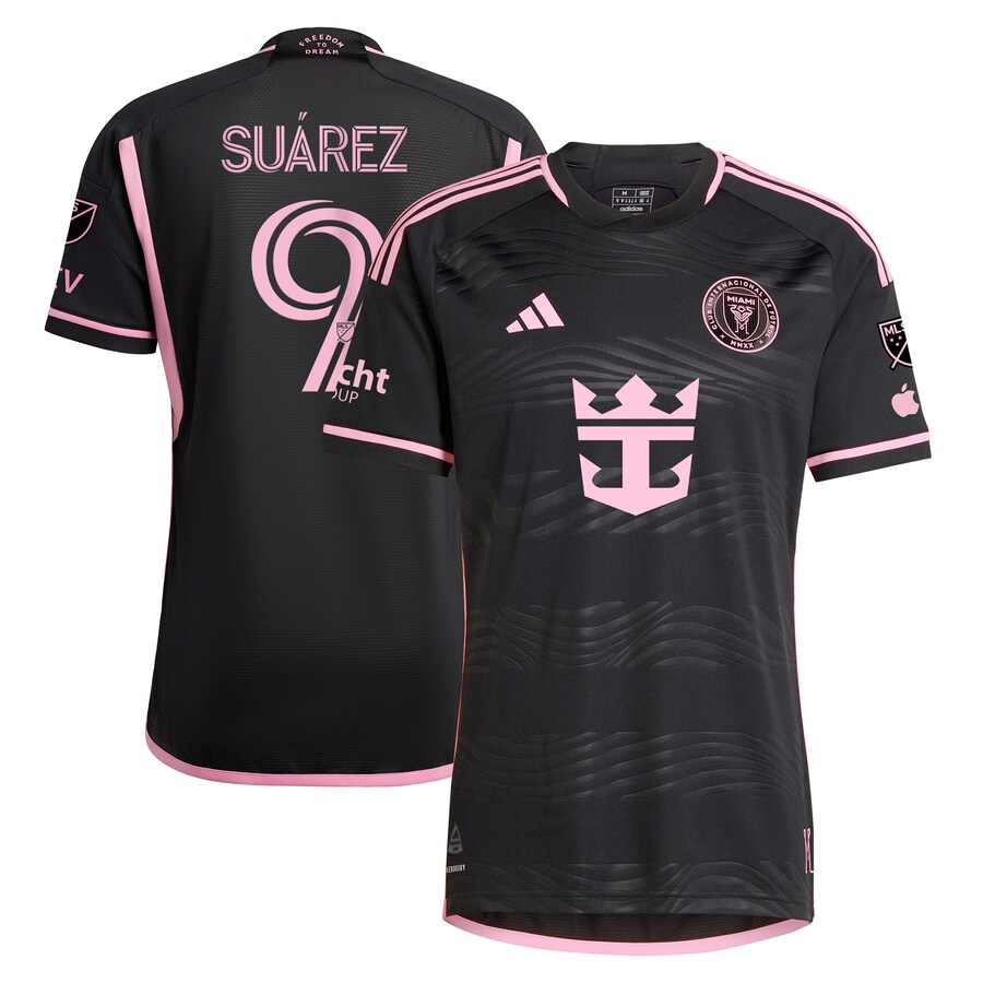 Men's Inter Miami CF Luis Suárez adidas Black 2024 La Noche Authentic Player Jersey - Puhuasuan