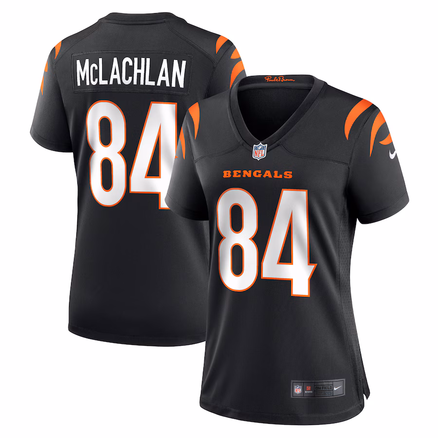 Women's Cincinnati Bengals Tanner McLachlan Nike Black Game Jersey - Puhuasuan