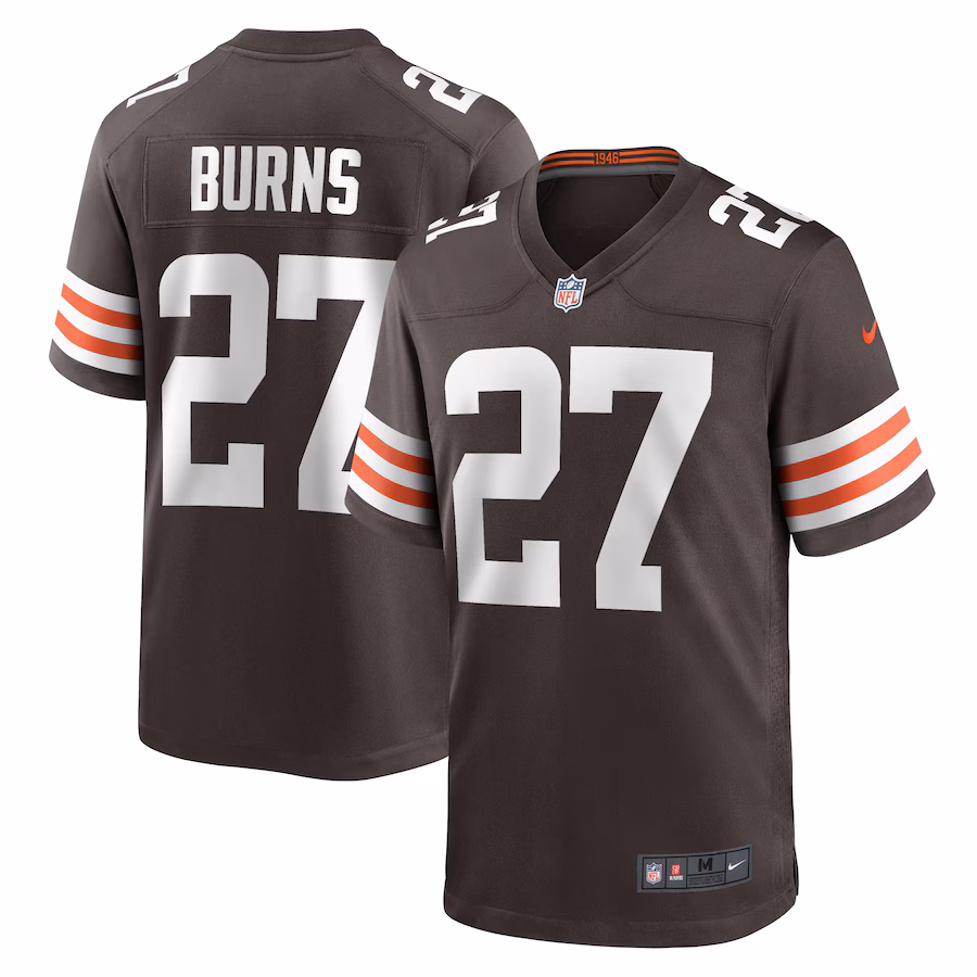 Men's Cleveland Browns Lorenzo Burns Nike  Brown Team Game Jersey - Puhuasuan