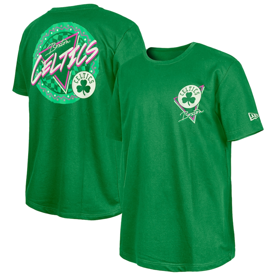 Boston Celtics  New Era Green Glow-in-the-Dark T-Shirt - Puhuasuan