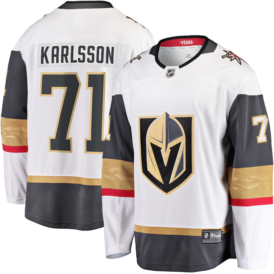 Men's Vegas Golden Knights William Karlsson Fanatics White Premier Breakaway Player Jersey - Puhuasuan