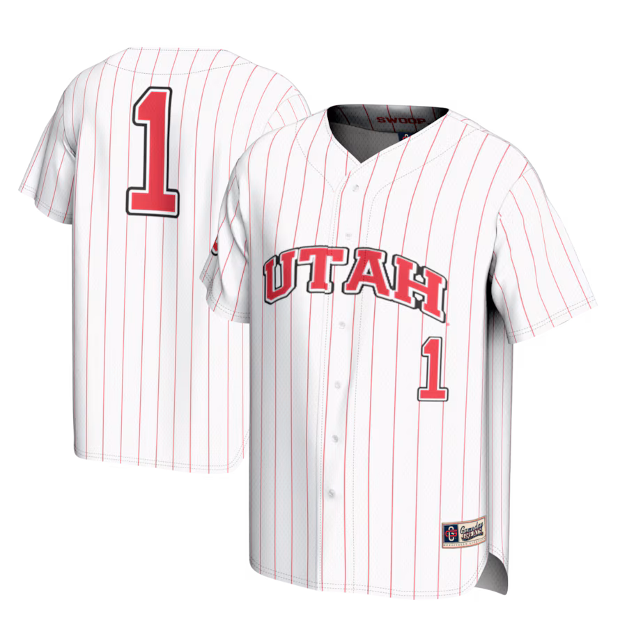 Youth GameDay Greats #1 White Utah Utes Lightweight Baseball Fashion Jersey - Puhuasuan