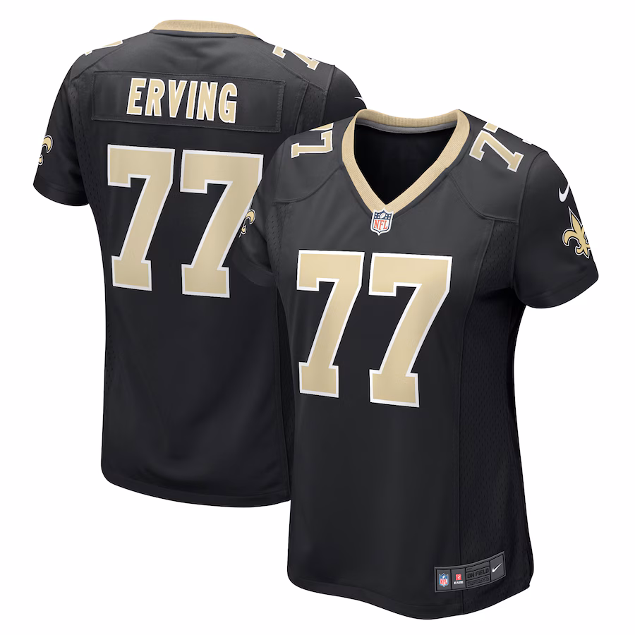 Women's New Orleans Saints Cameron Erving Nike  Black  Game Jersey - Puhuasuan