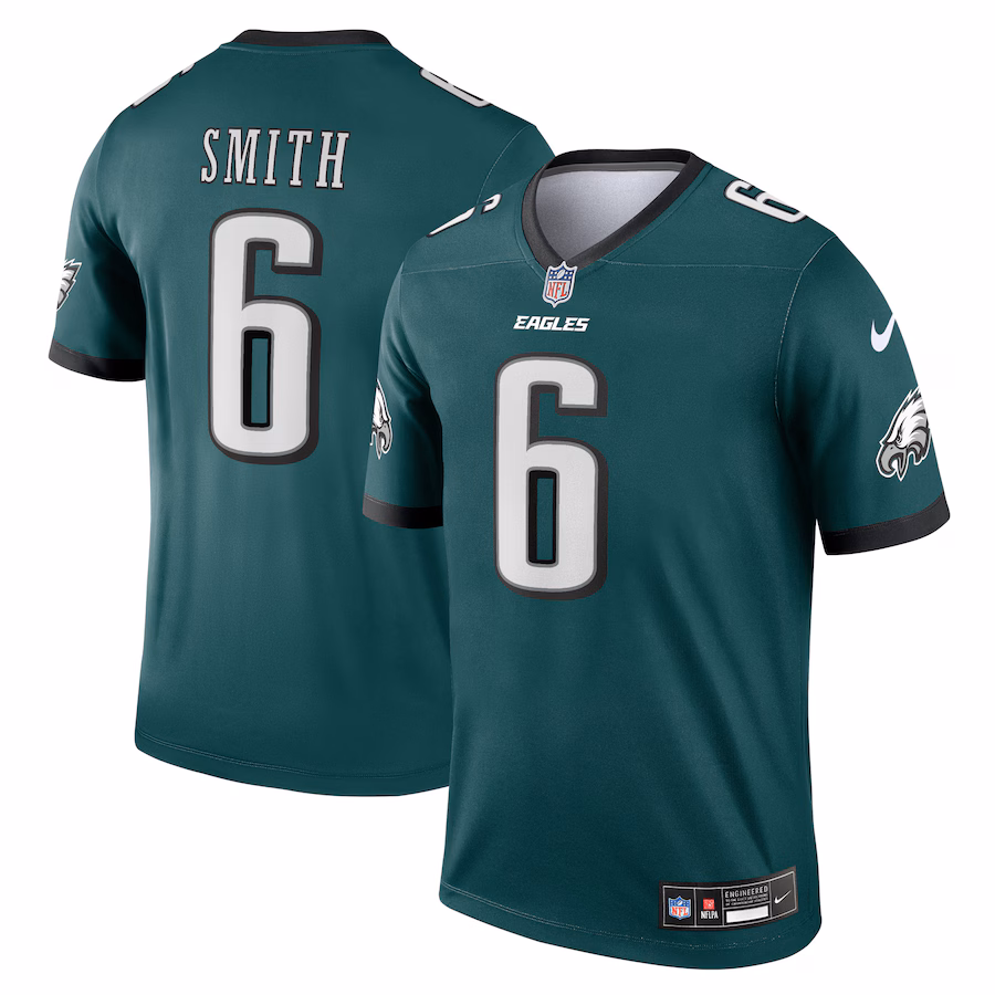 Men's Philadelphia Eagles DeVonta Smith Nike Midnight Green Legend Jersey - Puhuasuan