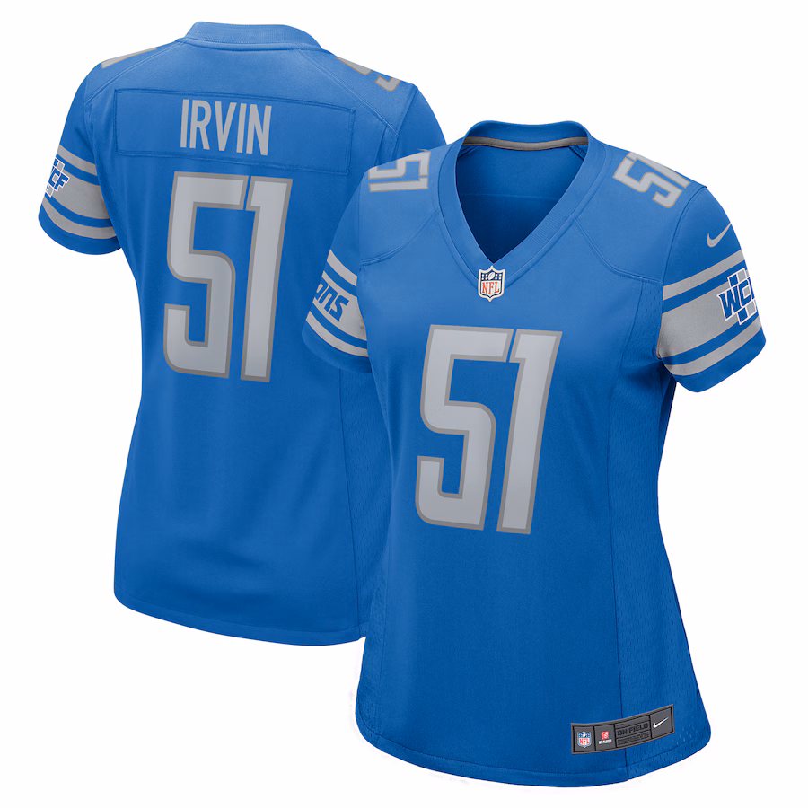 Women's Detroit Lions Bruce Irvin Nike  Blue  Game Jersey - Puhuasuan