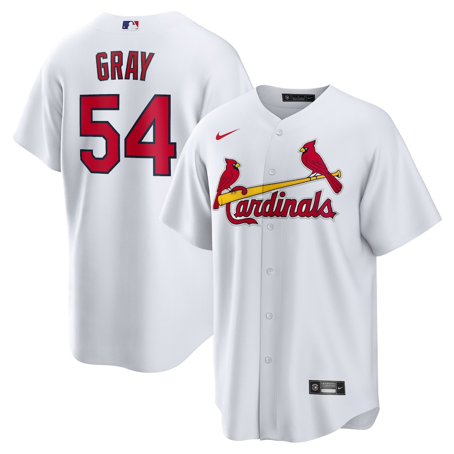 Men's St. Louis Cardinals Sonny Gray Nike White Home Replica Jersey - Puhuasuan