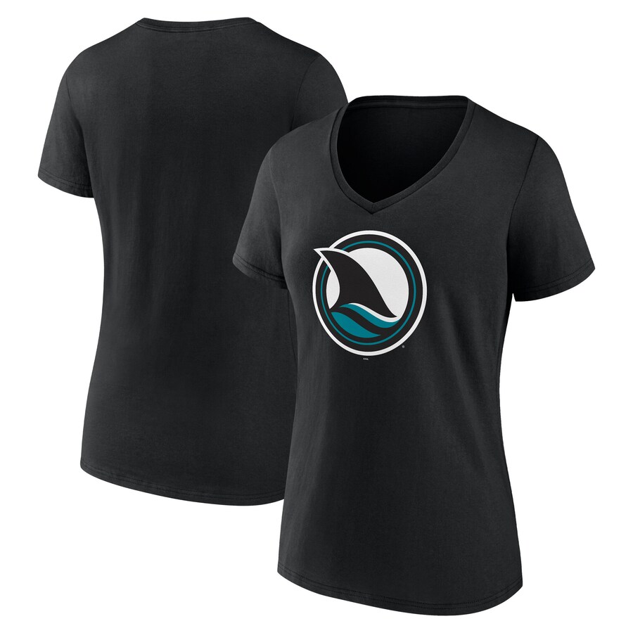 Women's San Jose Sharks Fanatics Black Alternate Graphic T-Shirt - Puhuasuan