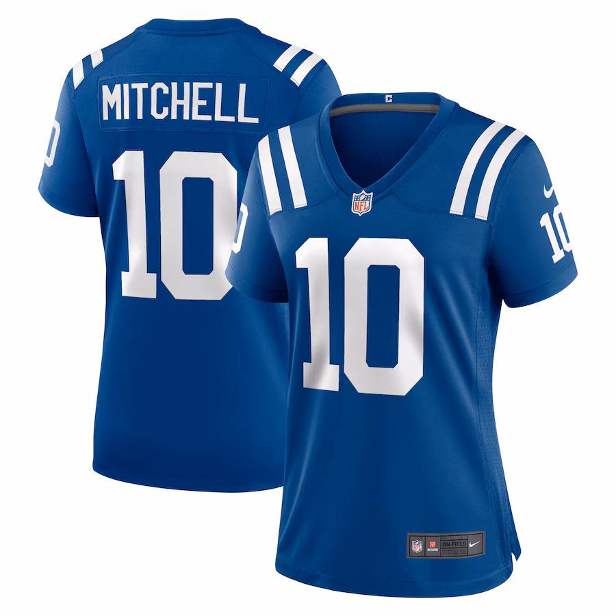 Women's Indianapolis Colts Adonai Mitchell Nike  Royal Game Jersey - Puhuasuan