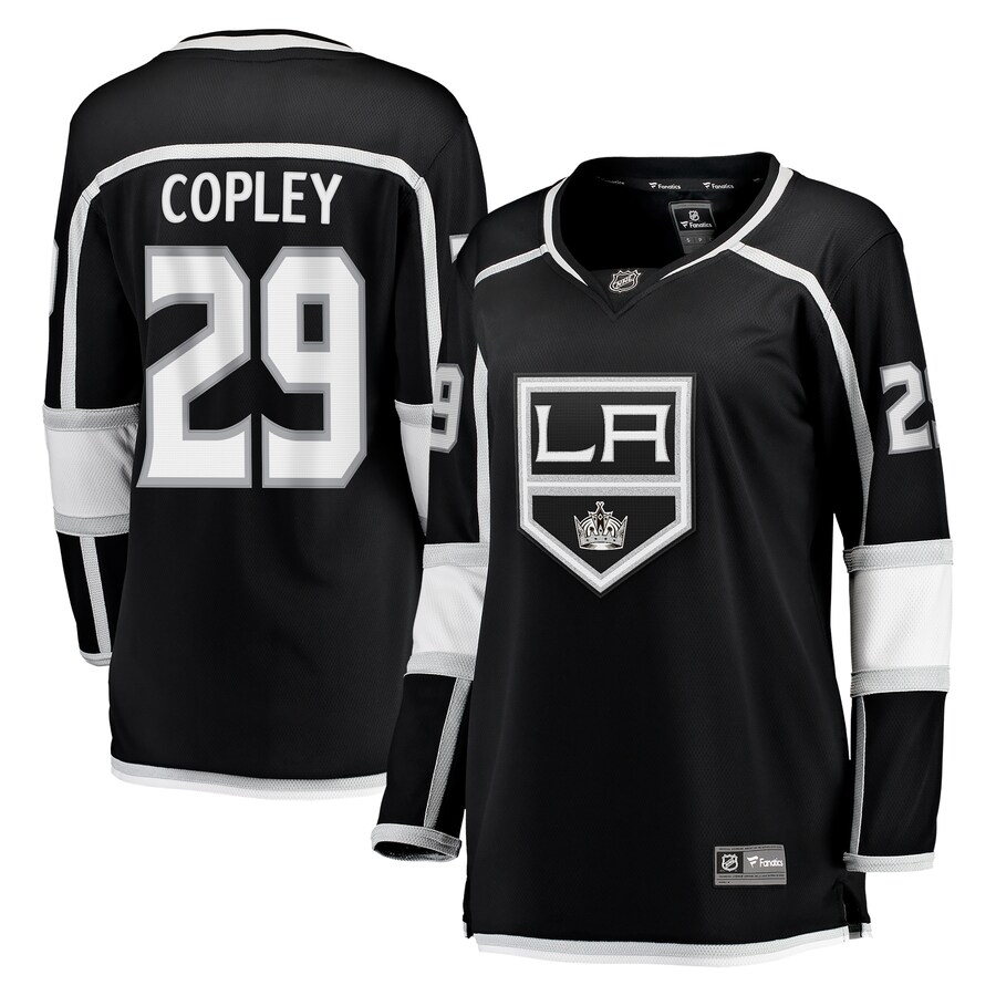 Women's Los Angeles Kings Pheonix Copley Fanatics Branded Black Home Breakaway Player Jersey - Puhuasuan