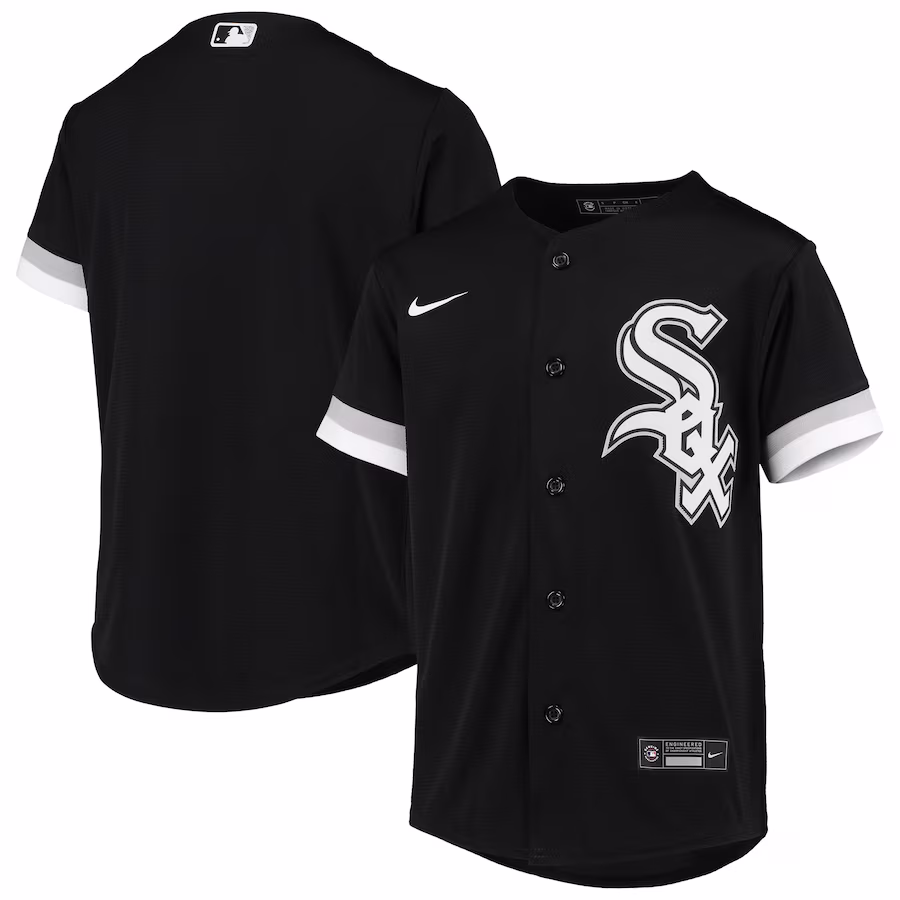 Youth Chicago White Sox Nike Black Alternate Replica Team Jersey - Puhuasuan