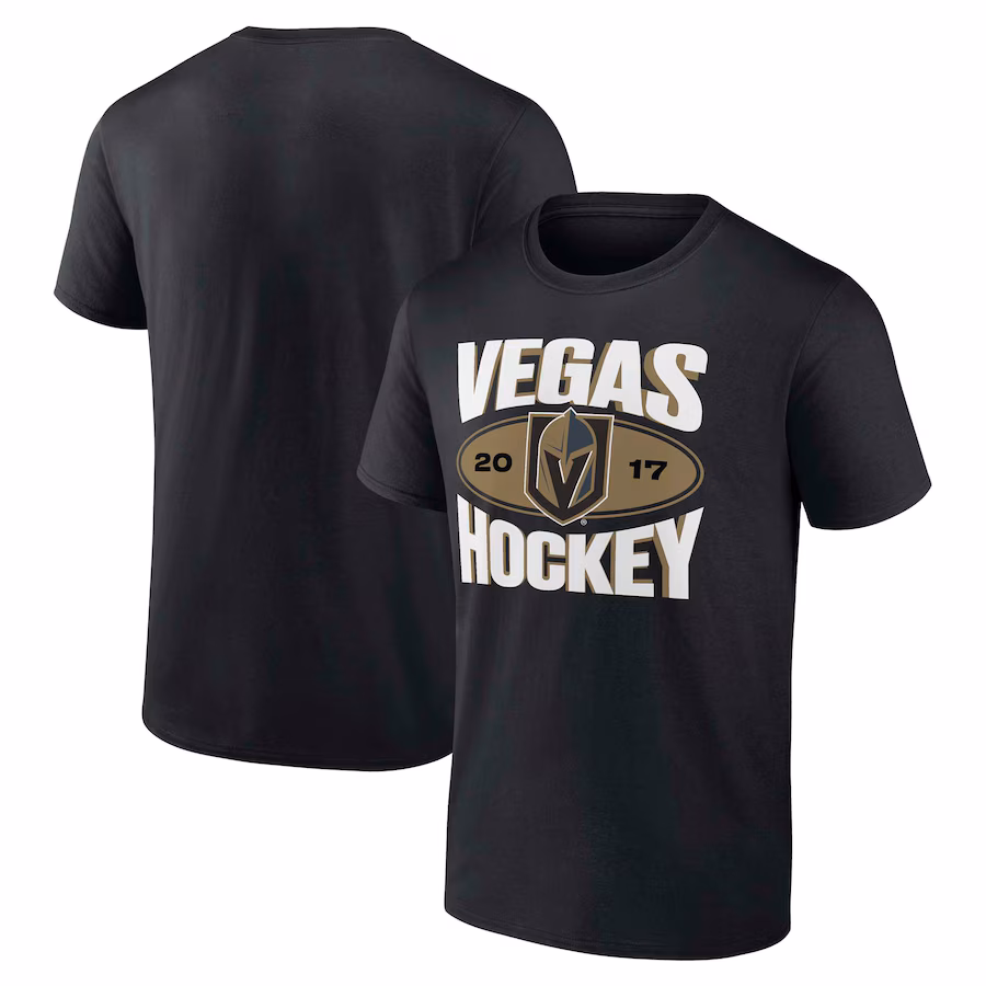 Men's Vegas Golden Knights Fanatics Black Team Pride T-Shirt - Puhuasuan