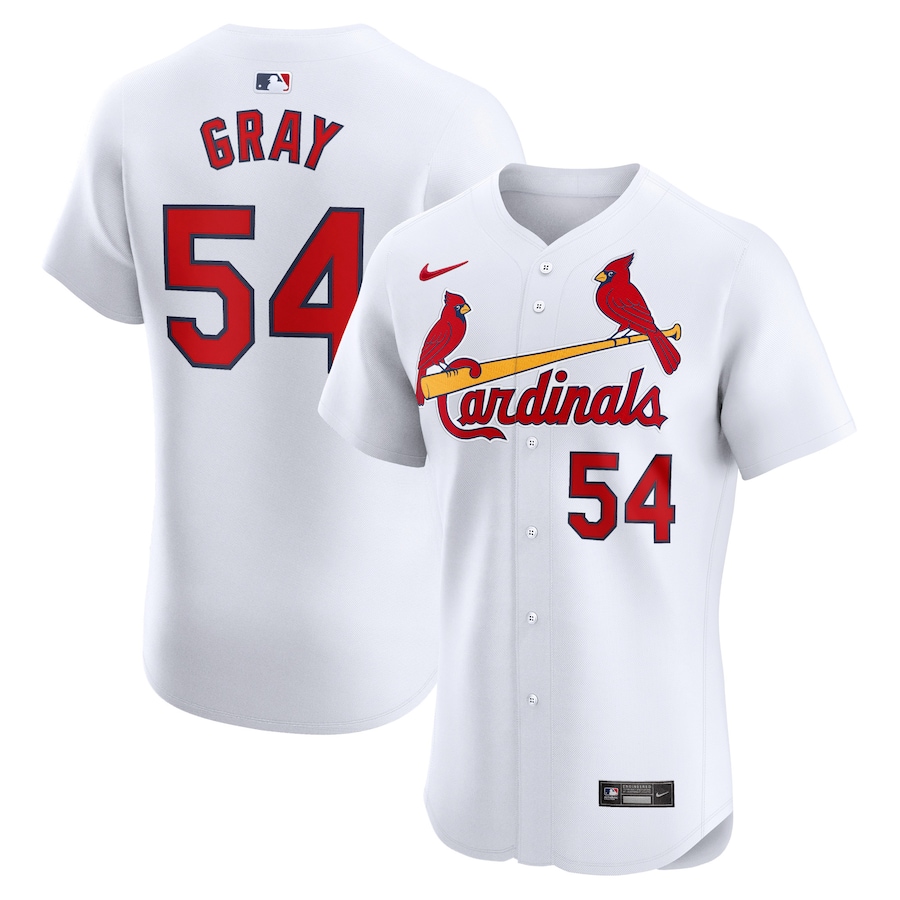 Men's St. Louis Cardinals Sonny Gray Nike White Home Elite Player Jersey - Puhuasuan
