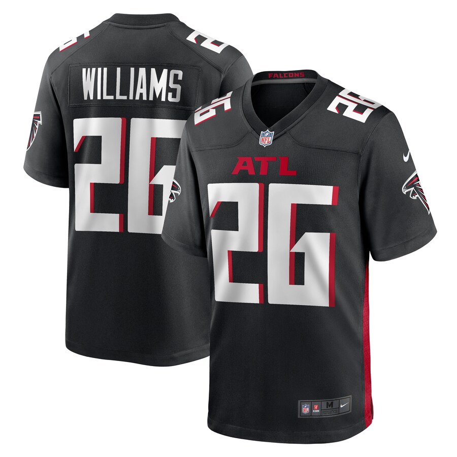 Men's Atlanta Falcons Avery Williams Nike  Black  Game Jersey - Puhuasuan