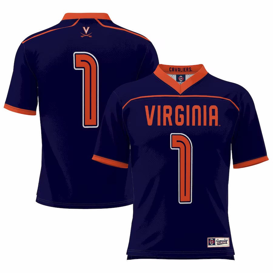 Virginia Cavaliers GameDay Greats #1 Lightweight Lacrosse Jersey - Navy - Puhuasuan