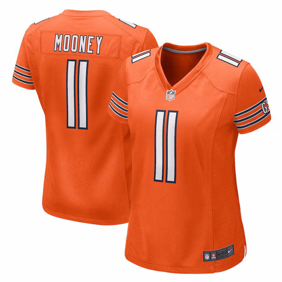 Women's Chicago Bears Darnell Mooney Nike Orange Alternate Game Player Jersey - Puhuasuan