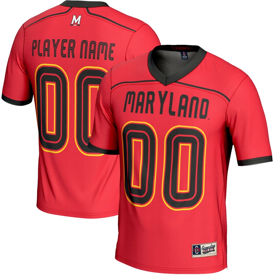 Maryland Terrapins GameDay Greats NIL Pick-A-Player Lightweight Lacrosse Jersey - Red - Puhuasuan