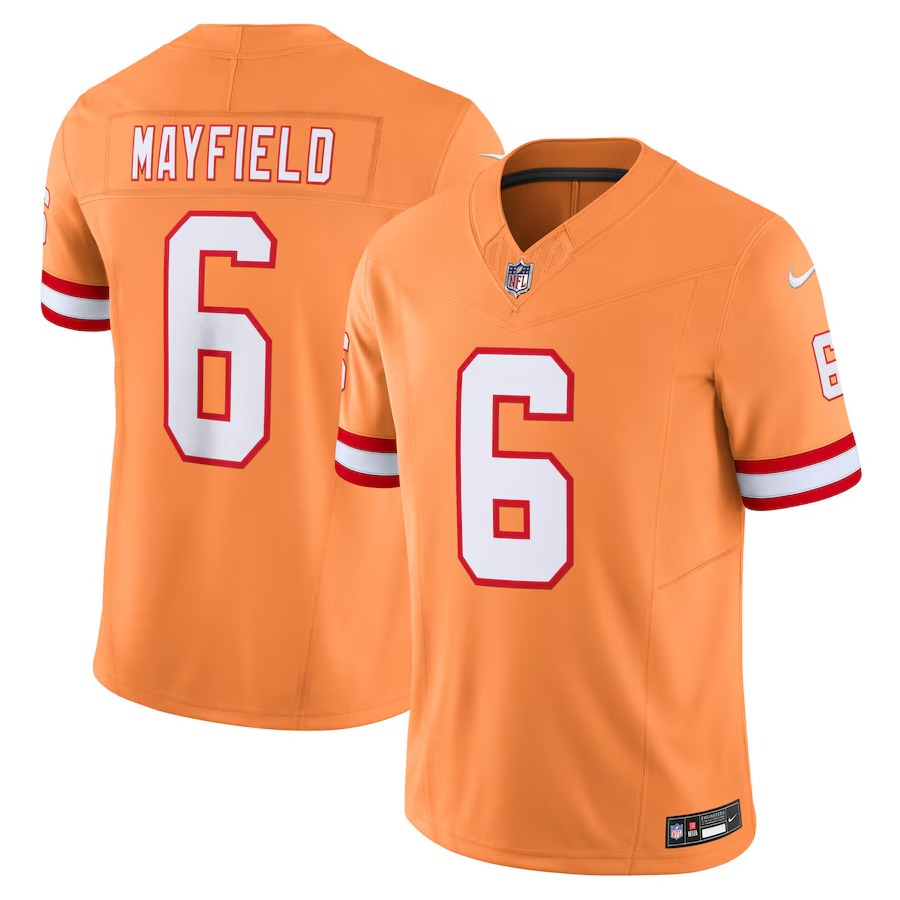 Men's Tampa Bay Buccaneers Baker Mayfield Nike Orange 2nd Alternate Vapor F.U.S.E. Limited Jersey - Puhuasuan