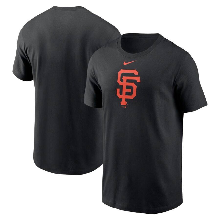 Men's San Francisco Giants Nike Black Fuse Logo T-Shirt - Puhuasuan