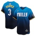 Men's Philadelphia Phillies Bryce Harper Nike Blue 2024 City Connect Limited Player Jersey - Puhuasuan