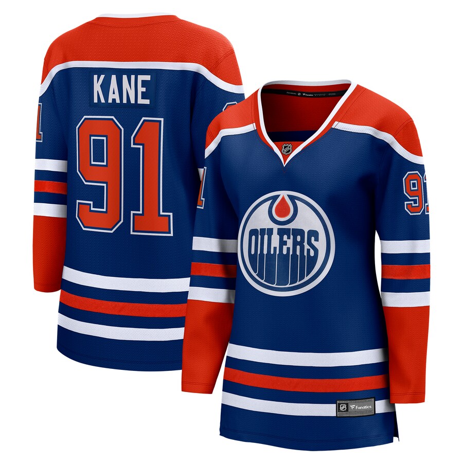 Women's Edmonton Oilers Evander Kane Fanatics Branded Royal Home Breakaway Player Jersey - Puhuasuan