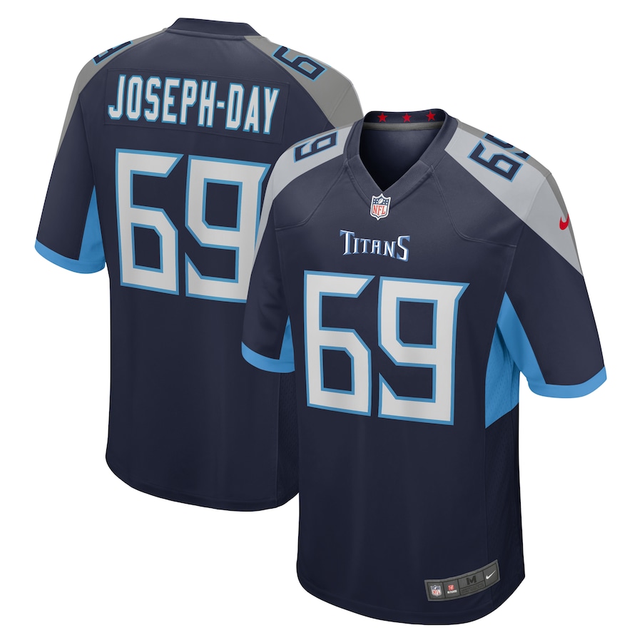 Men's Tennessee Titans Sebastian Joseph-Day Nike Navy Game Jersey - Puhuasuan