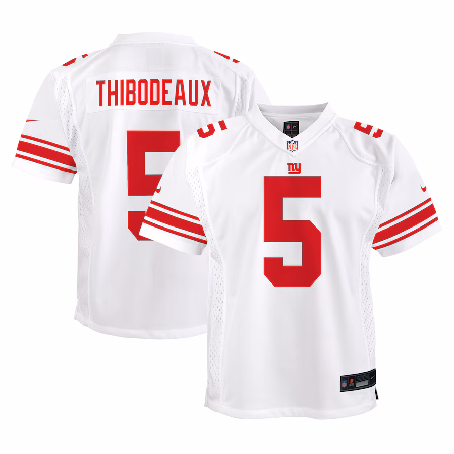 Youth New York Giants Kayvon Thibodeaux Nike White Player Game Jersey - Puhuasuan