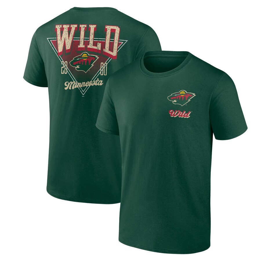 Men's Minnesota Wild Green Never Over T-Shirt - Puhuasuan