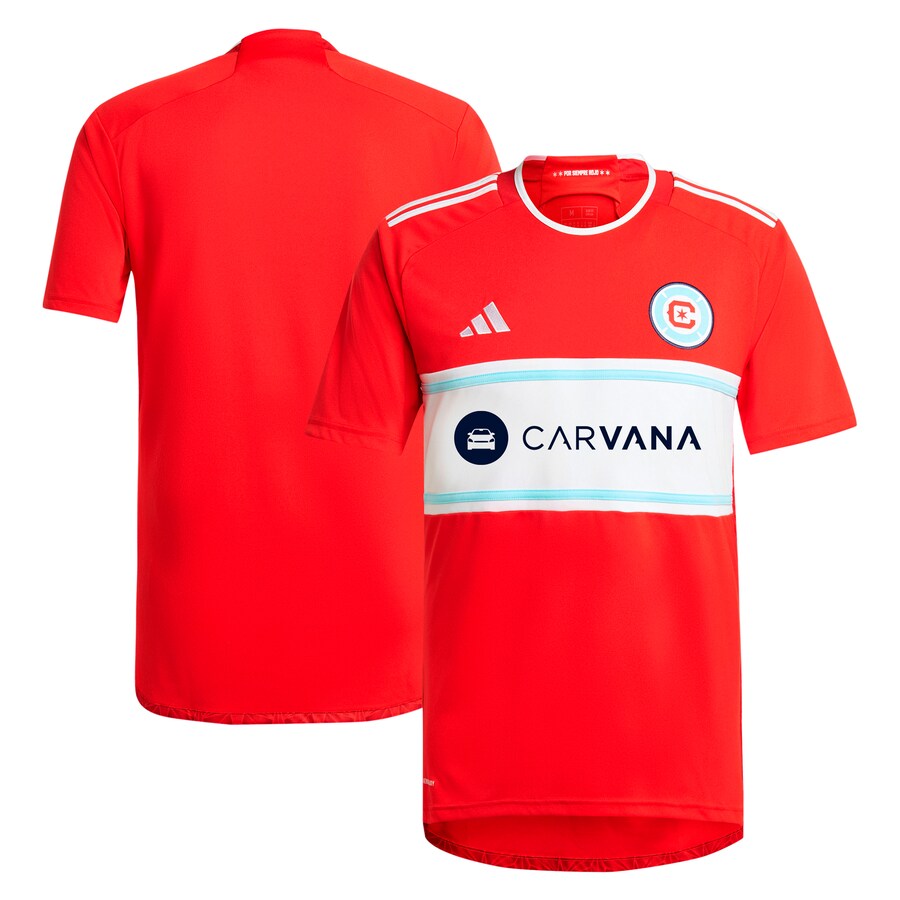 Men's Chicago Fire  adidas Red 2024 Return To Red Replica Jersey - Puhuasuan