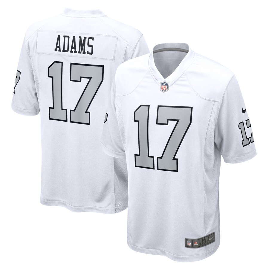 Men's Las Vegas Raiders Davante Adams Nike White Alternate Game Jersey - Puhuasuan