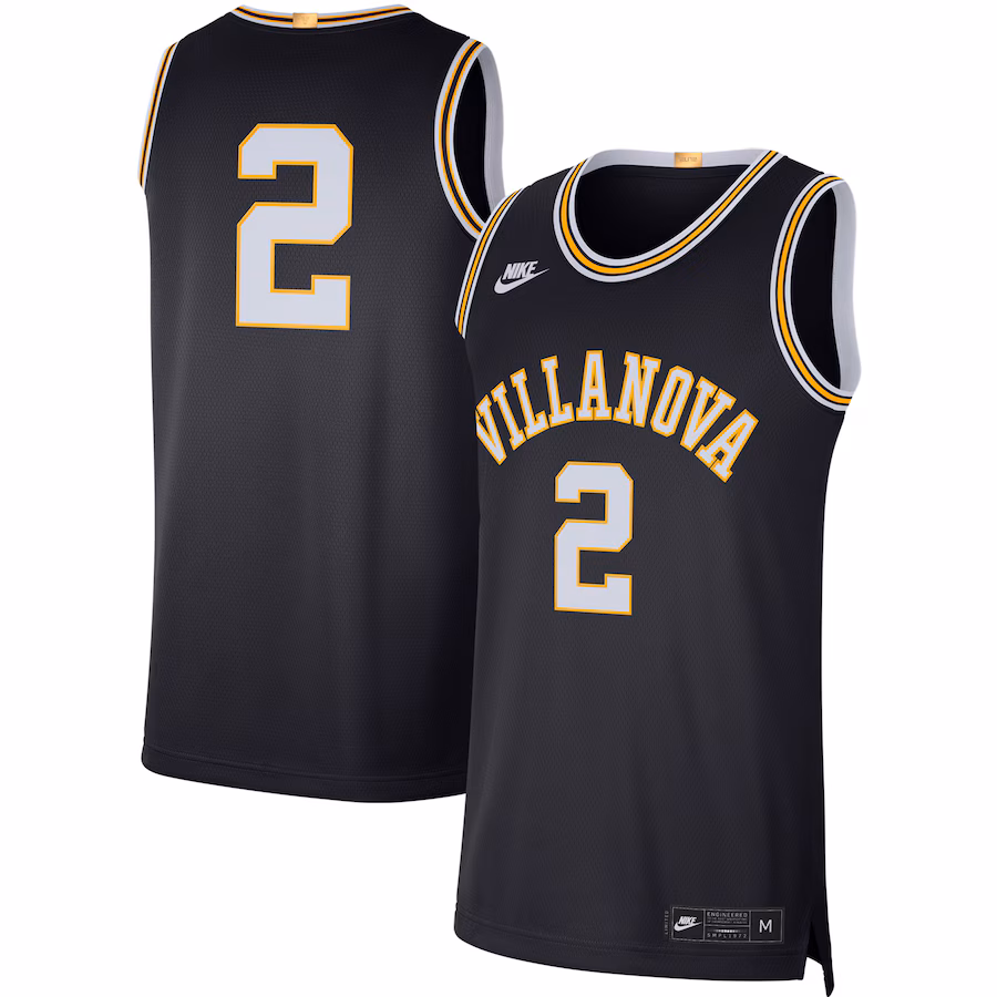 Men's Nike #2 Navy Villanova Wildcats Retro Limited Jersey - Puhuasuan