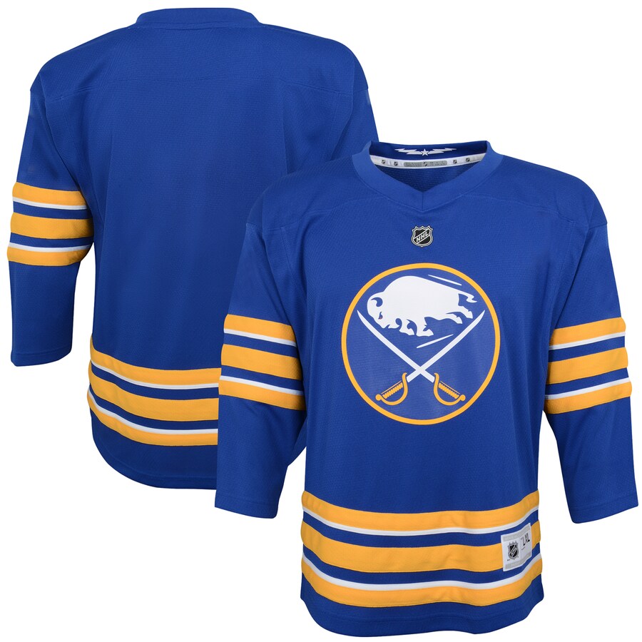 Youth Buffalo Sabres Blue Home Replica Blank Jersey - Puhuasuan