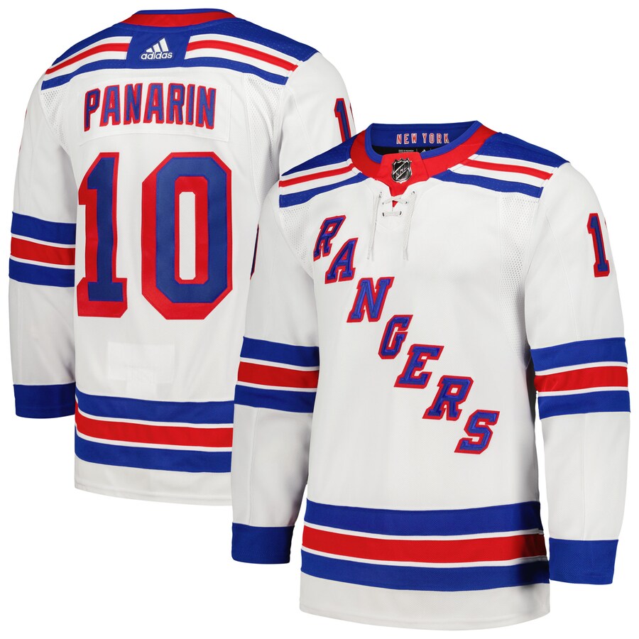 Men's New York Rangers Artemi Panarin adidas White Away Primegreen Authentic Player Jersey - Puhuasuan