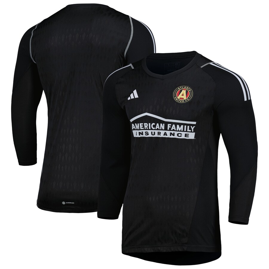 Men's Atlanta United FC adidas Black 2023 Goalkeeper Long Sleeve Replica Jersey - Puhuasuan