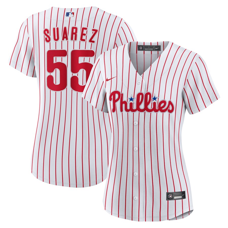Women's Philadelphia Phillies Ranger Suarez Nike White Home Replica Jersey - Puhuasuan
