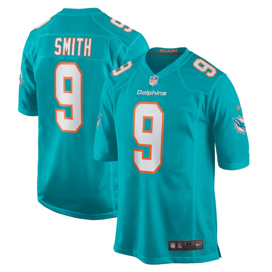 Men's Miami Dolphins Jonnu Smith Nike Aqua Game Jersey - Puhuasuan