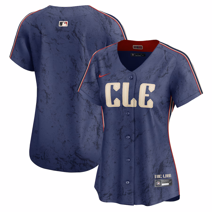 Women's Cleveland Guardians Nike Navy 2024 City Connect Limited Jersey - Puhuasuan