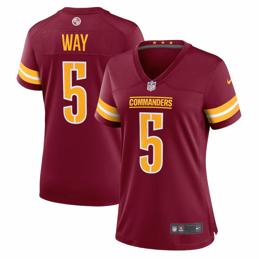 Women's Washington Commanders Tress Way Nike  Burgundy  Game Jersey - Puhuasuan