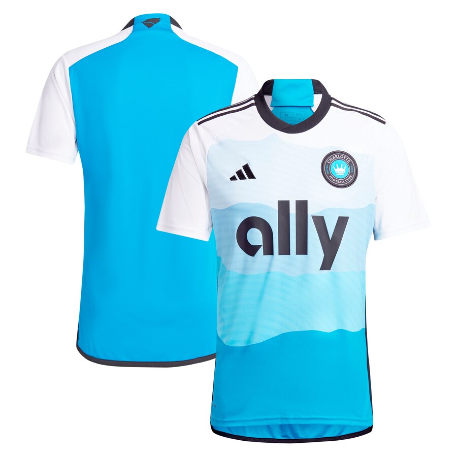 Men's Charlotte FC  adidas Blue 2024 The Carolina Kit: Explore Replica Jersey - Puhuasuan