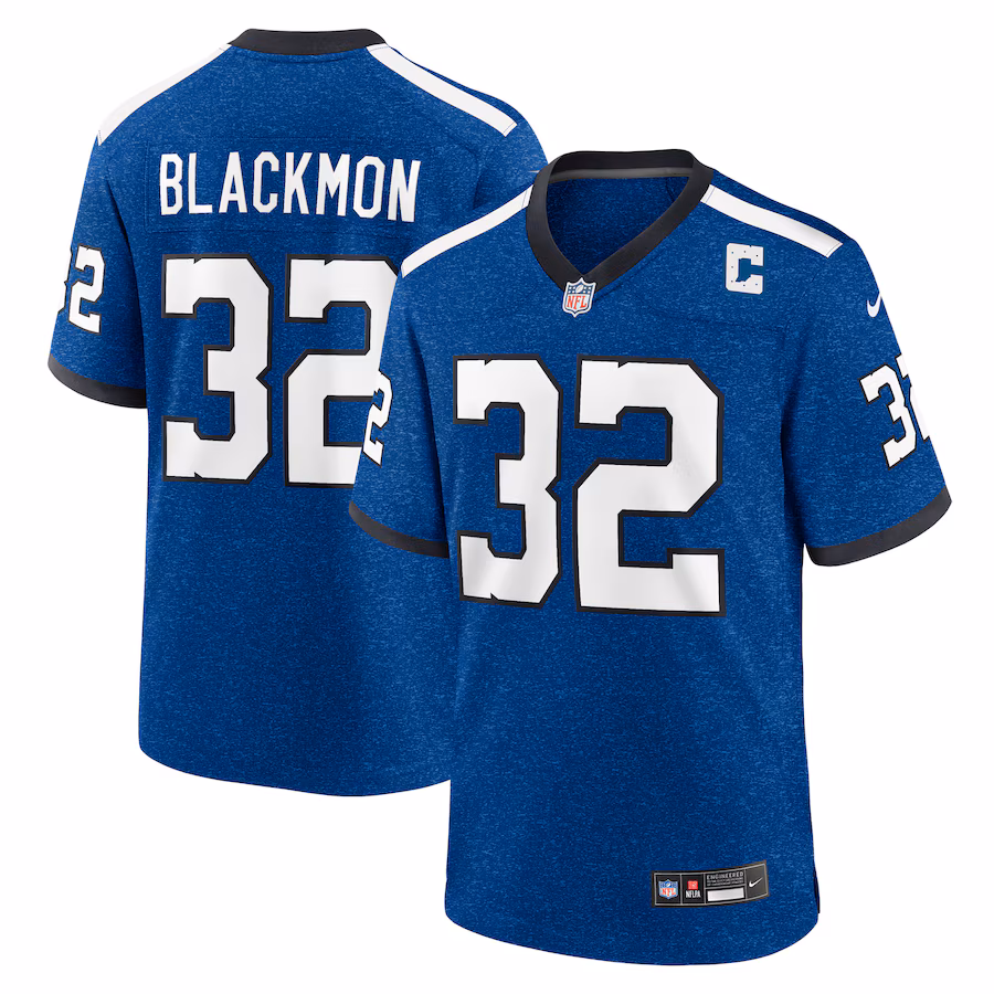 Men's Indianapolis Colts Julian Blackmon Nike Royal Indiana Nights Alternate Game Jersey - Puhuasuan