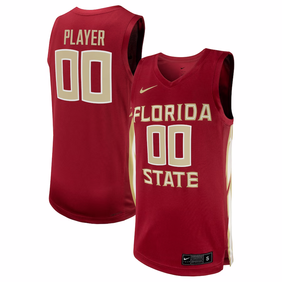 Florida State Seminoles Nike NIL Pick-A-Player Men's Basketball Replica Jersey - Garnet - Puhuasuan