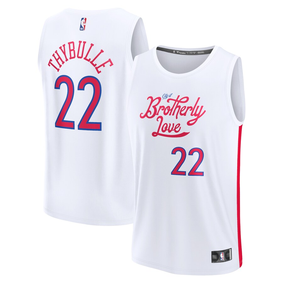 Men's Philadelphia 76ers Matisse Thybulle Fanatics White Fastbreak Jersey - City Edition - Puhuasuan