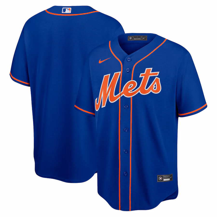 Men's New York Mets  Nike Royal Big & Tall Alternate Replica Team Jersey - Puhuasuan
