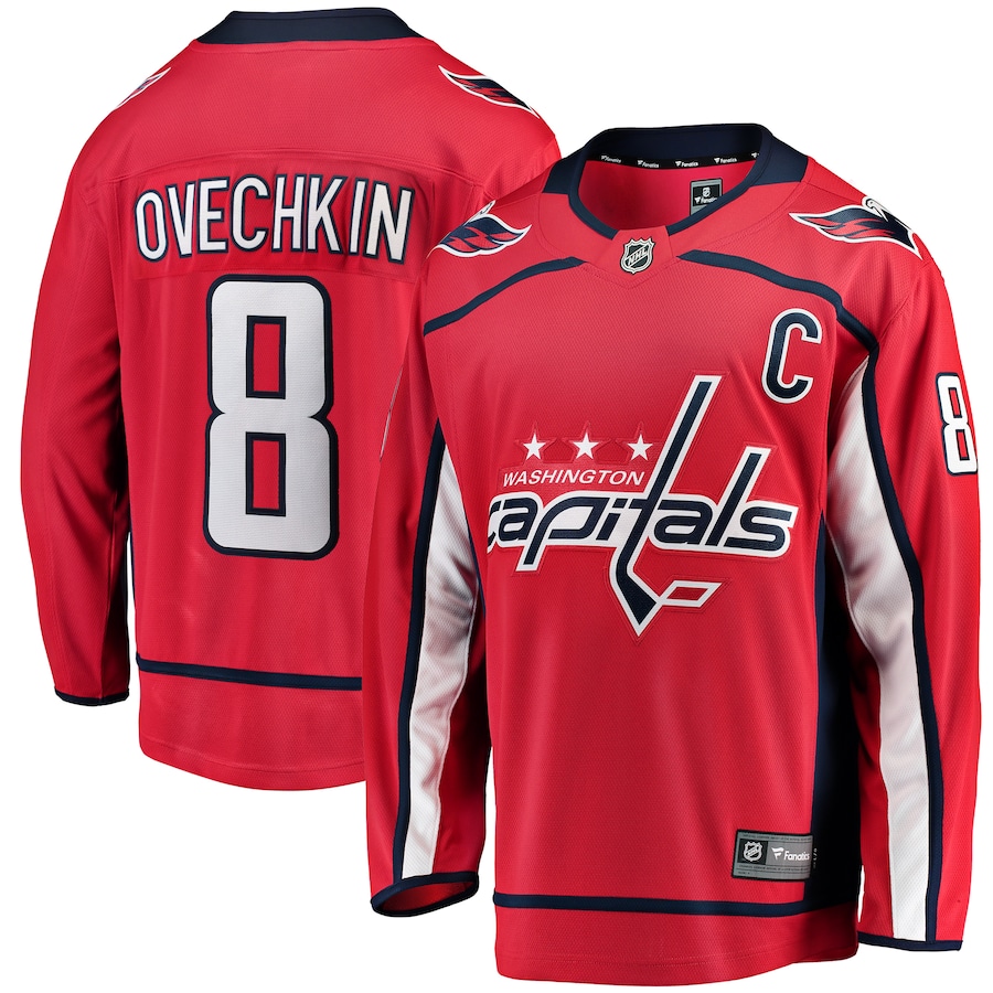Men's Washington Capitals Alexander Ovechkin Fanatics Branded Red Breakaway Player Jersey - Puhuasuan