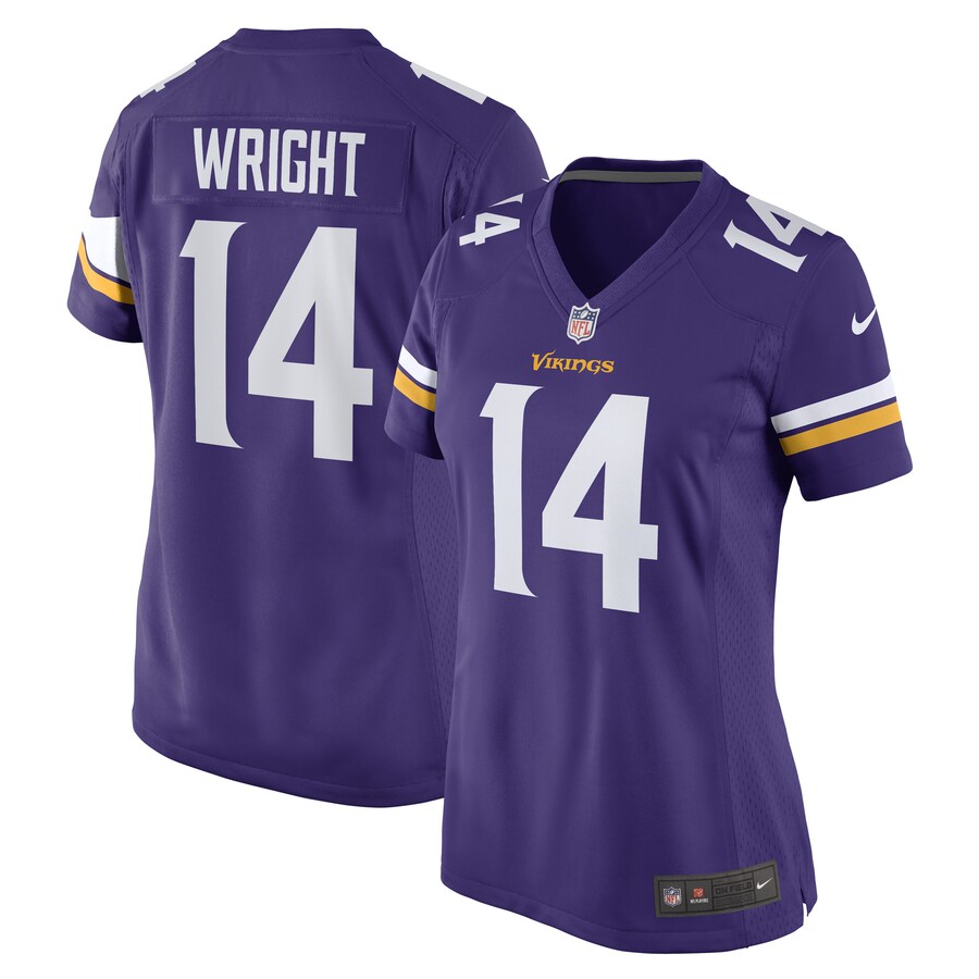 Women's Minnesota Vikings Ryan Wright Nike Purple Game Player Jersey - Puhuasuan