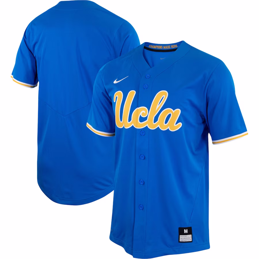 UCLA Bruins Nike Replica Baseball Jersey - Blue - Puhuasuan